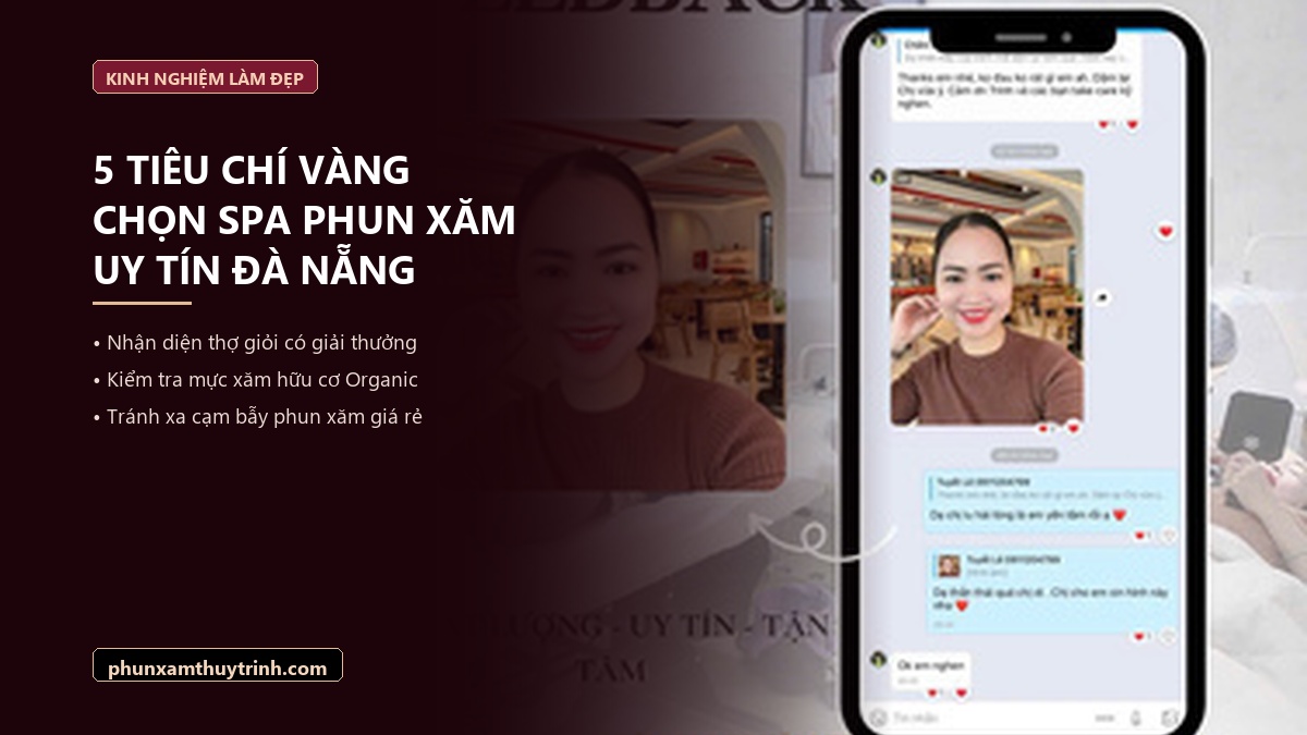 Không gian làm đẹp vô khuẩn chuẩn y khoa tại Viện Phun Xăm Master Thuỳ Trinh Đà Nẵng